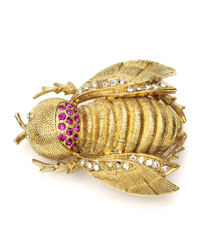 Crystal Bee Pin